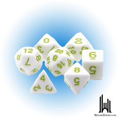 Poly RPG Set - White with Pastel Yellow